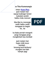 Text Lagu Koes Plus