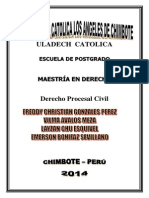 Trabajo Grupan de Derecho Procesal Civil - Jurisprudencia Sobre Las Condiciones de La Accion