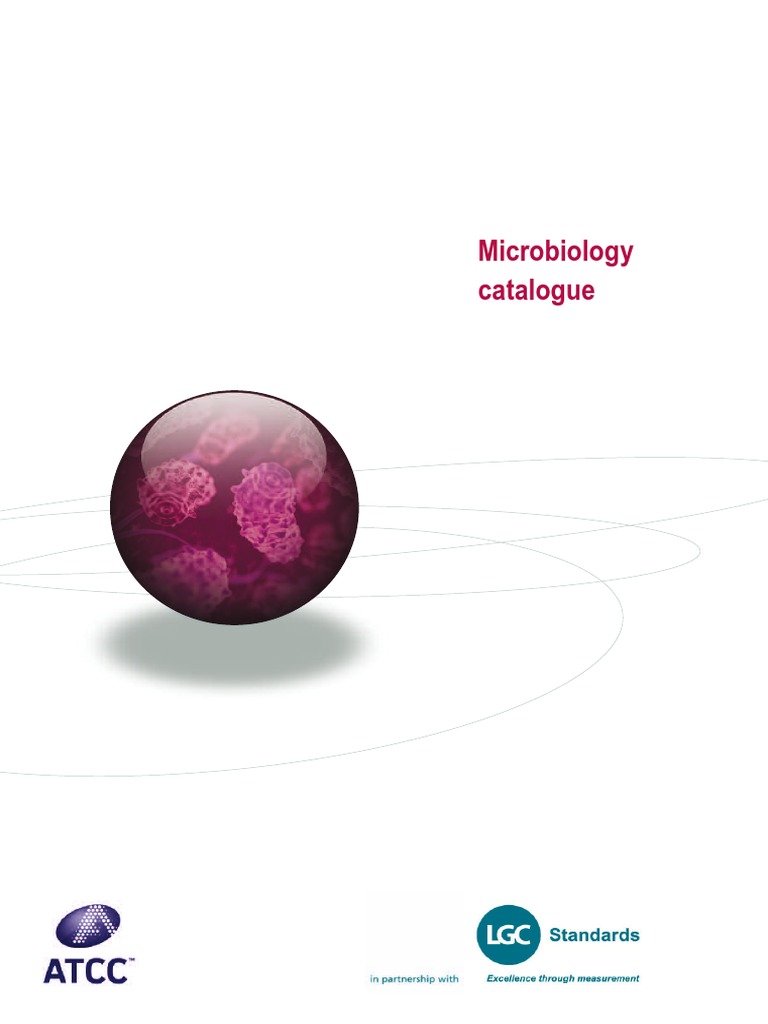 ATCC Micro Catalogue | PDF | Atcc (Company) | Staphylococcus