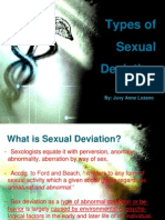 Types of Sexual Deviation Final