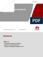 DT Analysis - How To Analyze Handover in DT