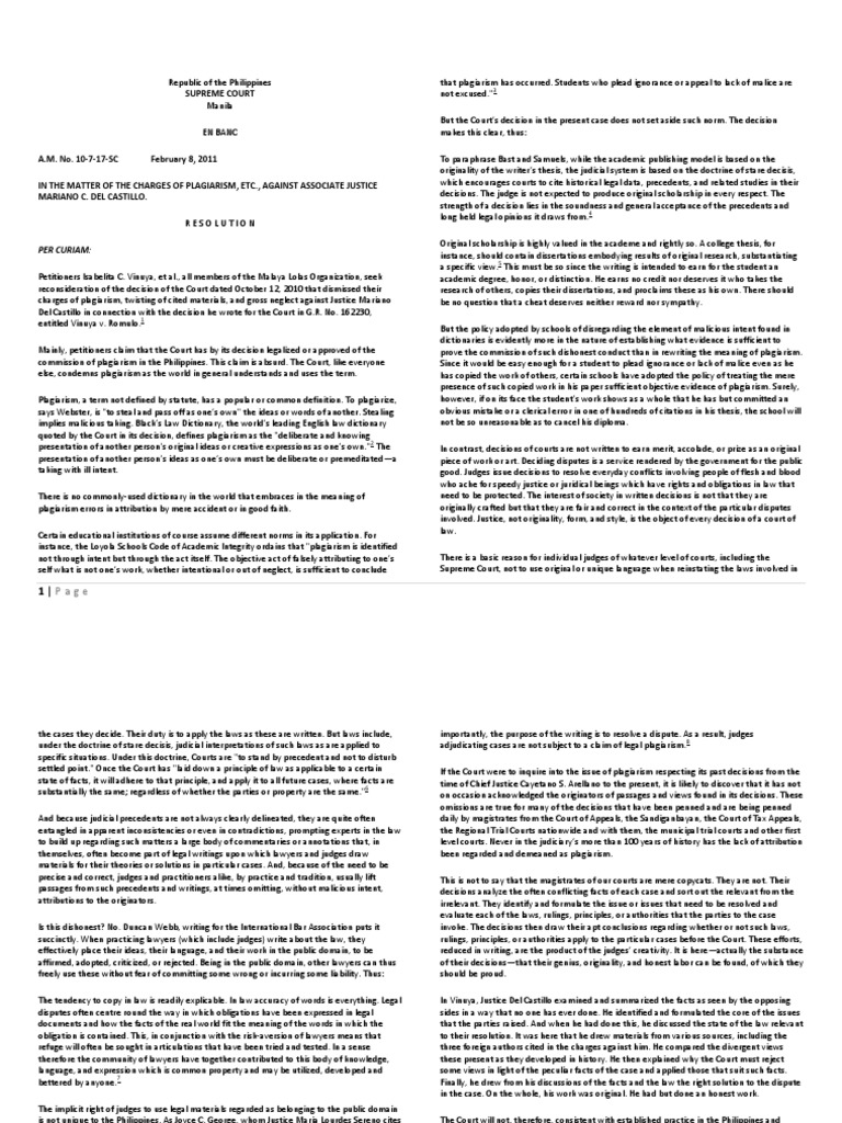 Legal Research Full Text of Cases | PDF | Impeachment | Precedent
