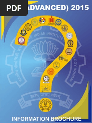 Jee Advanced 2015 Information Brochure