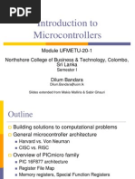 Introduction To Microcontrollers