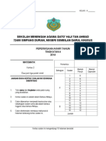 Akhir Tahun K2 - Matematik T4 Tahun 2014