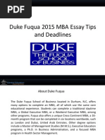 Download Duke Fuqua 2015 MBA Sample Essays Tips and Deadlines by Vanessa Clemens SN242920675 doc pdf