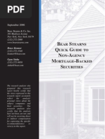 Bear Stearns Bear Stearns Quick Guide To NonAgency Mortgage Back Securities