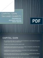 Capital Gain Tax and Charity