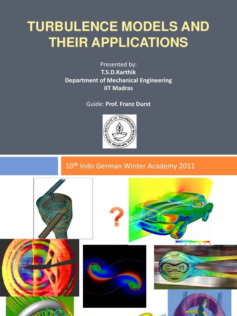 Turbulence Models and Their Application | PDF