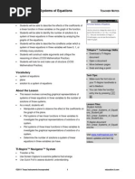 3x3 Linear Systems of Equations Teacher