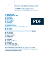 Jadwal Konfrensi MMM Di Seluruh Indonesia