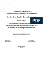 Rapport de Stage Effectué À DGI Imane Tiouti