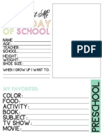 All About Me Preschool