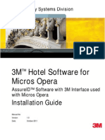 3M Hotel Software for Micros Opera (AssureID) Installation Guide