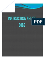 Instruction Set of 8085 Compatibility Mode