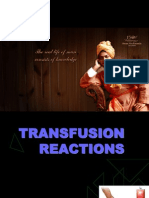 Transfusion Reactions