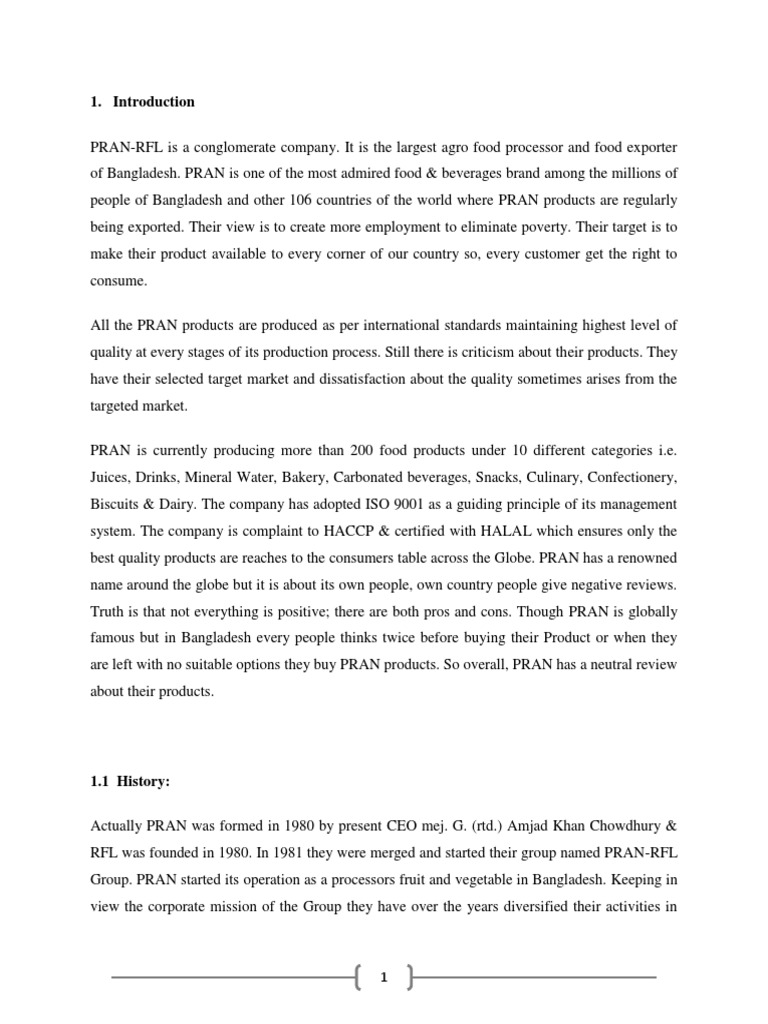 Pran frooto assignment picture