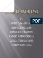 Design of Water Tank_ppt