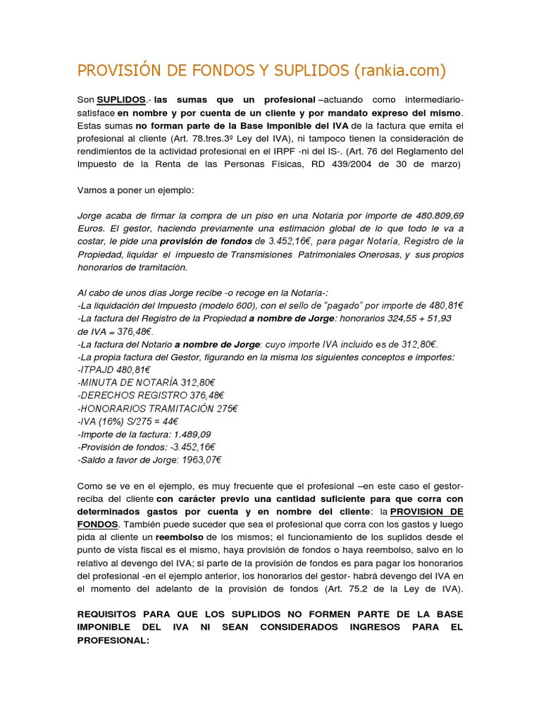 provisi-n-de-fondos-y-suplidos-pdf-pdf-devengo-economias
