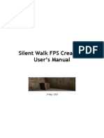 Silent Walk FPS Creator 2 User's Manual