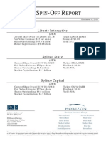 Liberty Media Corporation Spin-Off Report December 2010