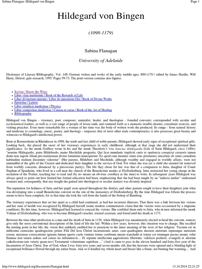 Hildegard bingen scivias pdf to word