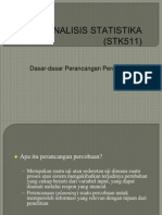 ANALISIS STATISTIKA (STK511) Rancob1