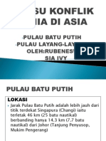 Isu-Isu Konflik Dunia Di Asia (Pulau Batu Putih & Layang-Layang)