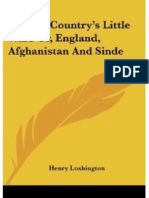 A Great Country's Little Wars or England Affghanistan and Sinde (1844) by Henry Lushingtons