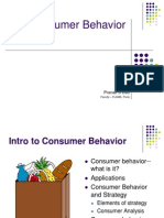 Introduction To Consumer Behavior