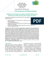 Journal of Pharmacognosy and Phytochemistry Isolation of Gossypol and Analysis of Phytochemicals in Seed Extract of BT and Non-Bt Varieties of Cotton