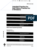 IEEE Recommended Practice for Reporting Field Failure Data for Power Circuit Breakers Std 1325-1996