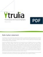 Trulia Q4 2012 Investor Deck