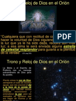 Orion Trono y Reloj de Dios