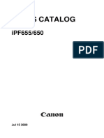 Canon Ipf 655 - Parts Catalog