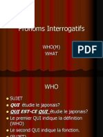 Pronoms Interrogatifs Powerpoint b