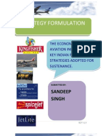 Final Project Report On Indian Aviation Industry