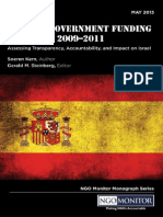 Spanish Government Funding for Ngos 2009 2011 Assessing Transparency Accountability and Impact on Israel
