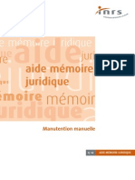 Manutention Manuelle PDF INRS PDF