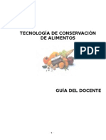 Tecnologia de Conservacion de Alimentos