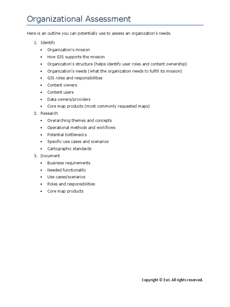 OrganizationalAssessment PDF | PDF