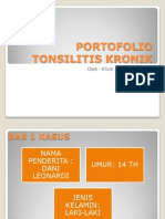 Portofolio Tonsilitis Kronik