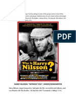 Harry Nilsson: "Without You", Singer/songwriter