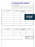 Data Collection Chart