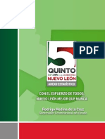 Quinto Informe de Gobierno - Administración 2009-2015 - Gobierno Del Estado de Nuevo León - Anexo Estadístico