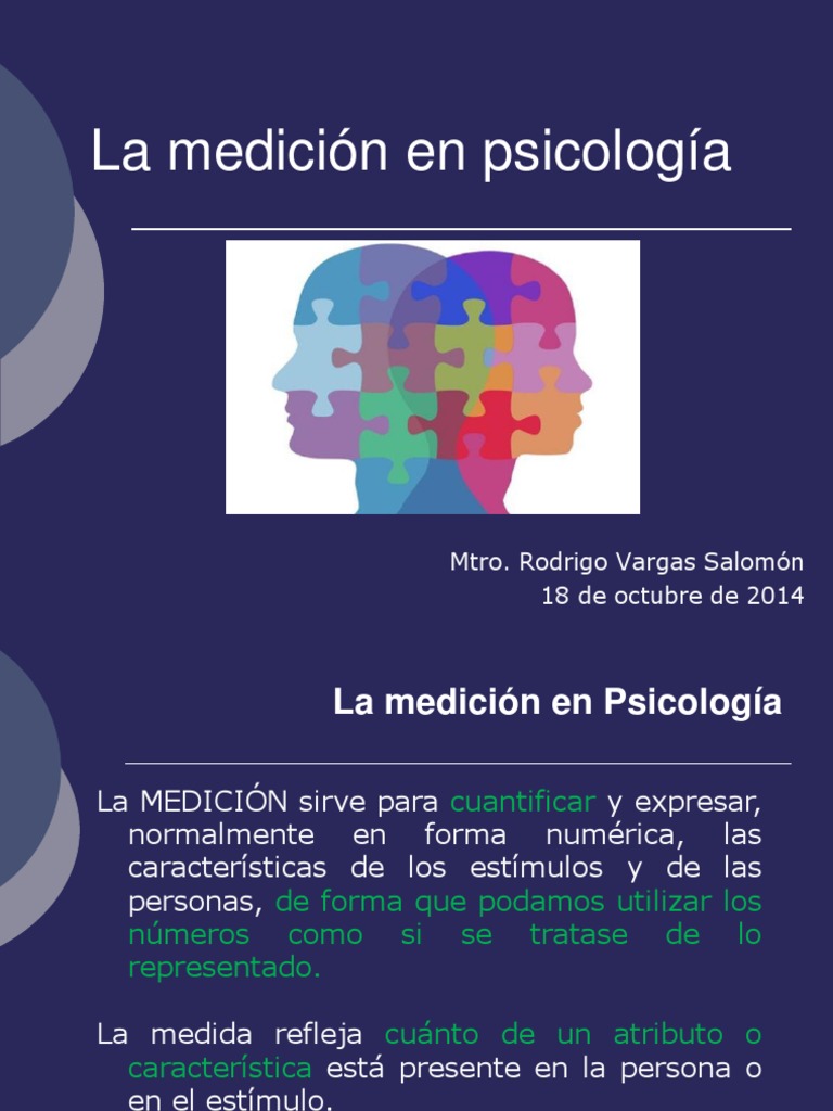 La medición en psicología.ppt Validez (Estadísticas