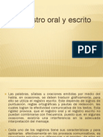 Registro Oral y Escrito PDF