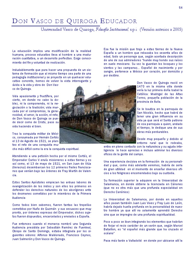 17 DON VASCO DE QUIROGA EDUCADOR.pdf Nueva españa obispo