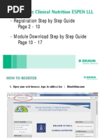 ESPEN LLL - Registration & Module Download Guide