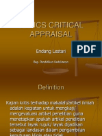 Basics Critical Appraisal